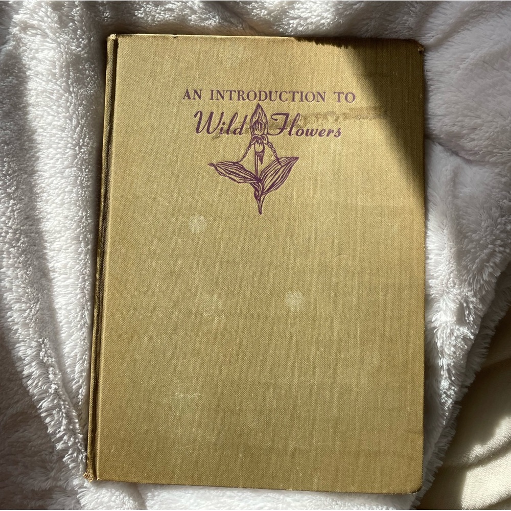 SOLD Vintage wildflower book